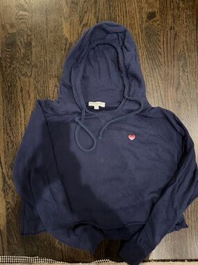 Spiritual Gangster Navy Pullover with Gold Logo Stitching